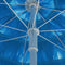 vidaXL - Strandparasol - Hawaï - 300 - cm - blauw