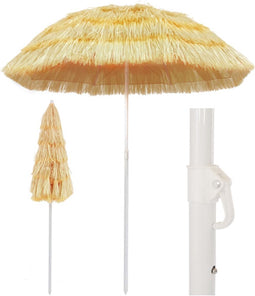 vidaXL - Strandparasol - Hawaï - stijl - 180 - cm - naturel