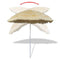vidaXL - Strandparasol - kantelbaar - Hawaii-stijl