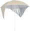vidaXL - Strandparasol - met - zijwanden - 215 - cm - antracietkleurig