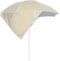 vidaXL - Strandparasol - met - zijwanden - 215 - cm - antracietkleurig