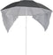 vidaXL - Strandparasol - met - zijwanden - 215 - cm - antracietkleurig