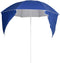 vidaXL - Strandparasol - met - zijwanden - 215 - cm - blauw