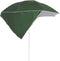 vidaXL - Strandparasol - met - zijwanden - 215 - cm - groen