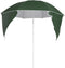 vidaXL - Strandparasol - met - zijwanden - 215 - cm - groen