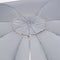 vidaXL - Strandparasol - met - zijwanden - 215 - cm - groen