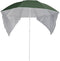 vidaXL - Strandparasol - met - zijwanden - 215 - cm - groen