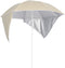 vidaXL - Strandparasol - met - zijwanden - 215 - cm - zandkleurig