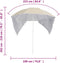vidaXL - Strandparasol - met - zijwanden - 215 - cm - zandkleurig