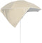 vidaXL - Strandparasol - met - zijwanden - 215 - cm - zandkleurig