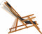 vidaXL - Strandstoel - inklapbaar - massief - eucalyptushout - en - stof - zwart