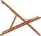 vidaXL - Strandstoel - inklapbaar - massief - eucalyptushout - en - stof - taupe