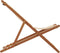 vidaXL - Strandstoel - inklapbaar - massief - eucalyptushout - en - stof - beige