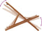 vidaXL - Strandstoel - inklapbaar - massief - eucalyptushout - en - stof - taupe