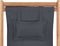 vidaXL - Strandstoel - inklapbaar - stof - en - houten - frame - grijs