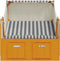 vidaXL - Strandstoel - met - luifel - poly - rattan - en - massief - hout - wit - en - grijs