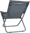 vidaXL - Strandstoelen - 2 - st - inklapbaar - stof - grijs