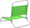 vidaXL - Strandstoelen - 2 - st - inklapbaar - stof - groen