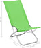 vidaXL - Strandstoelen - 2 - st - inklapbaar - stof - groen