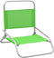 vidaXL - Strandstoelen - 2 - st - inklapbaar - stof - groen