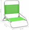 vidaXL - Strandstoelen - 2 - st - inklapbaar - stof - groen