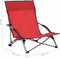 vidaXL - Strandstoelen - 2 - st - inklapbaar - stof - rood