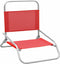 vidaXL - Strandstoelen - 2 - st - inklapbaar - stof - rood