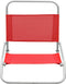 vidaXL - Strandstoelen - 2 - st - inklapbaar - stof - rood