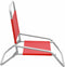 vidaXL - Strandstoelen - 2 - st - inklapbaar - stof - rood
