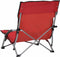 vidaXL - Strandstoelen - 2 - st - inklapbaar - stof - rood