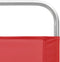 vidaXL - Strandstoelen - 2 - st - inklapbaar - stof - rood