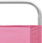 vidaXL - Strandstoelen - 2 - st - inklapbaar - stof - roze