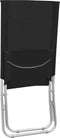 vidaXL - Strandstoelen - 2 - st - inklapbaar - stof - zwart