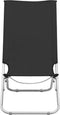 vidaXL - Strandstoelen - 2 - st - inklapbaar - stof - zwart