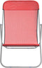 vidaXL - Strandstoelen - 2 - st - textileen - en - gepoedercoat - staal - rood