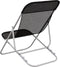 vidaXL - Strandstoelen - 2 - st - textileen - en - gepoedercoat - staal - zwart