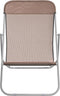vidaXL - Strandstoelen - 2 - st - textileen - en - gepoedercoat - staal - bruin