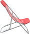 vidaXL - Strandstoelen - 2 - st - textileen - en - gepoedercoat - staal - rood