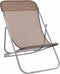 vidaXL - Strandstoelen - 2 - st - textileen - en - gepoedercoat - staal - bruin