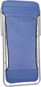vidaXL - Strandstoelen - 2 - st - textileen - en - gepoedercoat - staal - blauw
