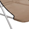 vidaXL - Strandstoelen - 2 - st - textileen - en - gepoedercoat - staal - taupe