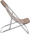 vidaXL - Strandstoelen - 2 - st - textileen - en - gepoedercoat - staal - bruin