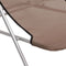 vidaXL - Strandstoelen - 2 - st - textileen - en - gepoedercoat - staal - bruin