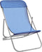 vidaXL - Strandstoelen - 2 - st - textileen - en - gepoedercoat - staal - blauw