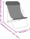 vidaXL - Strandstoelen - 2 - st - textileen - en - gepoedercoat - staal - taupe