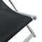 vidaXL - Strandstoelen - inklapbaar - 2 - st - aluminium - en - textileen - zwart