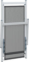 vidaXL - Strandstoelen - inklapbaar - 2 - st - aluminium - en - textileen - grijs