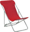 vidaXL - Strandstoelen - inklapbaar - 2 - st - staal - en - oxford - stof - rood
