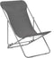 vidaXL - Strandstoelen - inklapbaar - 2 - st - staal - en - oxford - stof - grijs