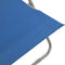 vidaXL - Strandstoelen - inklapbaar - 2 - st - staal - en - oxford - stof - blauw
